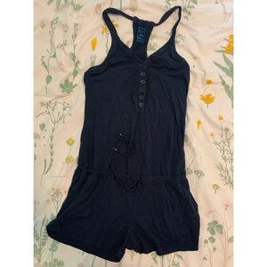 Garage navy blue romper
